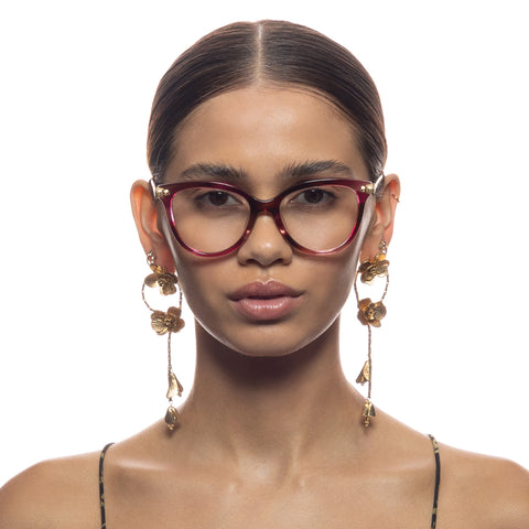 Camilla Beach Bound Berry Haze Female Cat-Eye Optical Frames | Eyewear Index