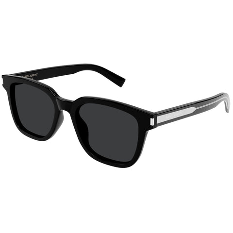 Saint Laurent Sl711k Black Male Rectangle Sunglasses | Eyewear Index