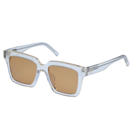 Oroton Oakes Sand Female Square Sunglasses | Eyewear Index