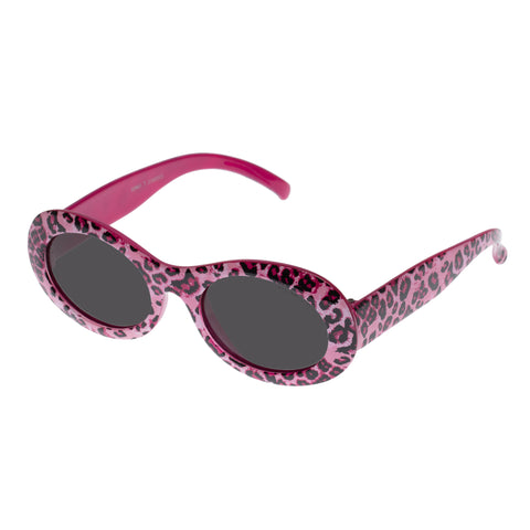 Cancer Council Mink Toddler Pink Leopard Female Oval Sunglasses | Eyewear Index