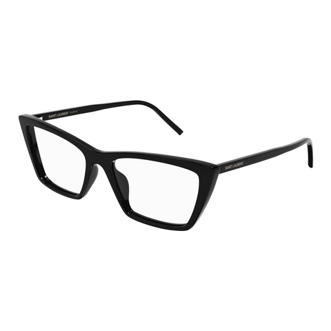 Saint Laurent Sl737micathop Black Female Rectangle Optical Frames | Eyewear Index