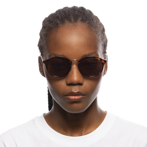 Solarized Round Multi-Fit Maple Tort Uni-Sex Round Sunglasses | Eyewear Index