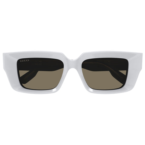 Gucci Gg1529s Grey Uni-Sex Rectangle Sunglasses | Eyewear Index