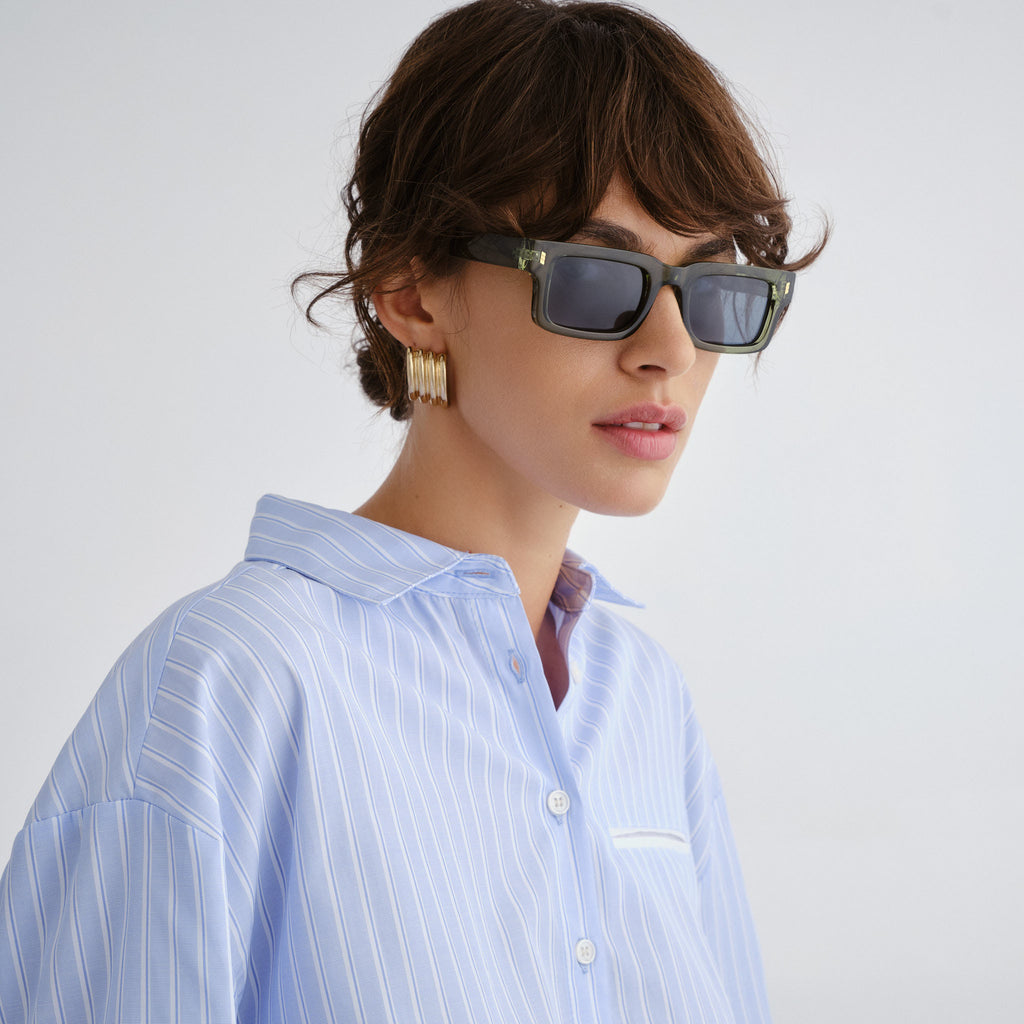 Cancer Council Austinmer Khaki Uni-Sex Rectangle Sunglasses | Eyewear Index