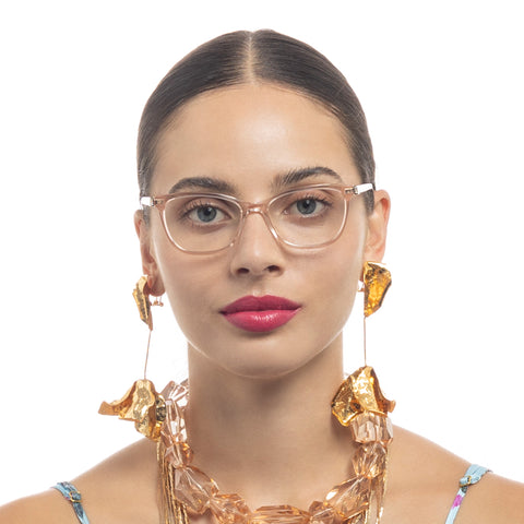 Camilla Matinee Rosewater Grad Female Square Optical Frames | Eyewear Index