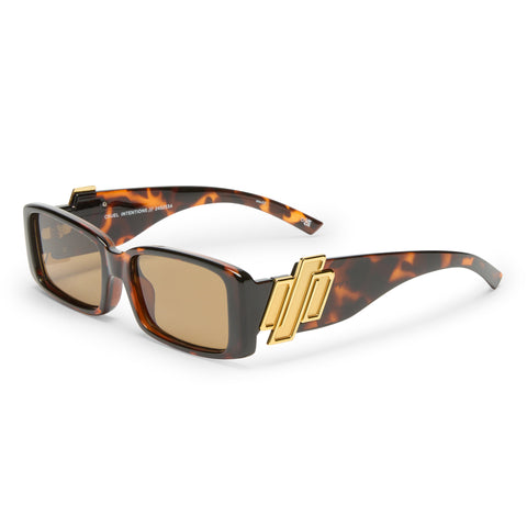 Le Specs Cruel Intentions Tort Uni-Sex Rectangle Sunglasses | Eyewear Index