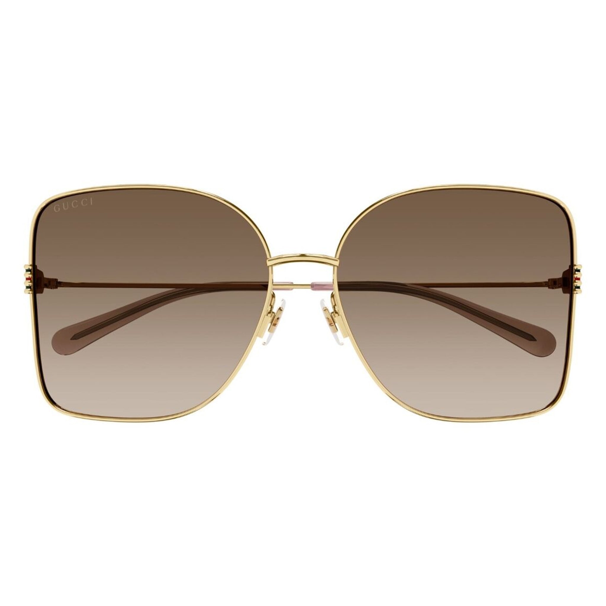 Gucci Gg1282sa Gold Female Square Sunglasses | Eyewear Index