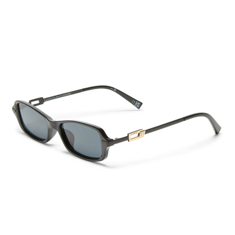 Le Specs Bamboozler Black Uni-Sex Rectangle Sunglasses | Eyewear Index