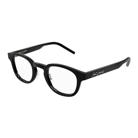 Saint Laurent Sl630j Black Uni-Sex Round Optical Frames | Eyewear Index