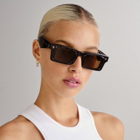 Ksubi Smiths Kube Tort Uni-Sex Rectangle Sunglasses | Eyewear Index