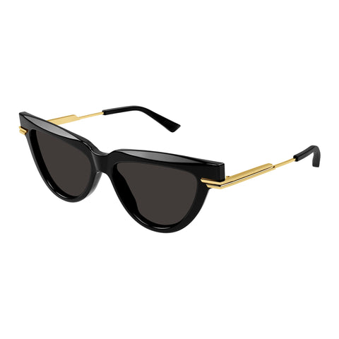 Bottega Veneta Bv1265s Black Female Cat-Eye Sunglasses | Eyewear Index