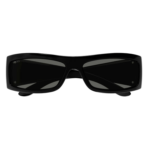 Gucci Gg1492sa Black Male Rectangle Sunglasses | Eyewear Index