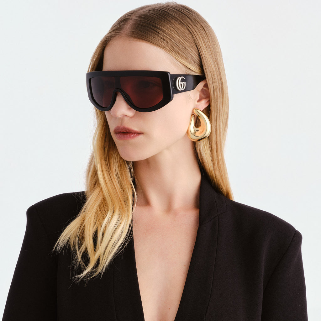 Gucci Gg1950s Black Female Mask Sunglasses | Eyewear Index