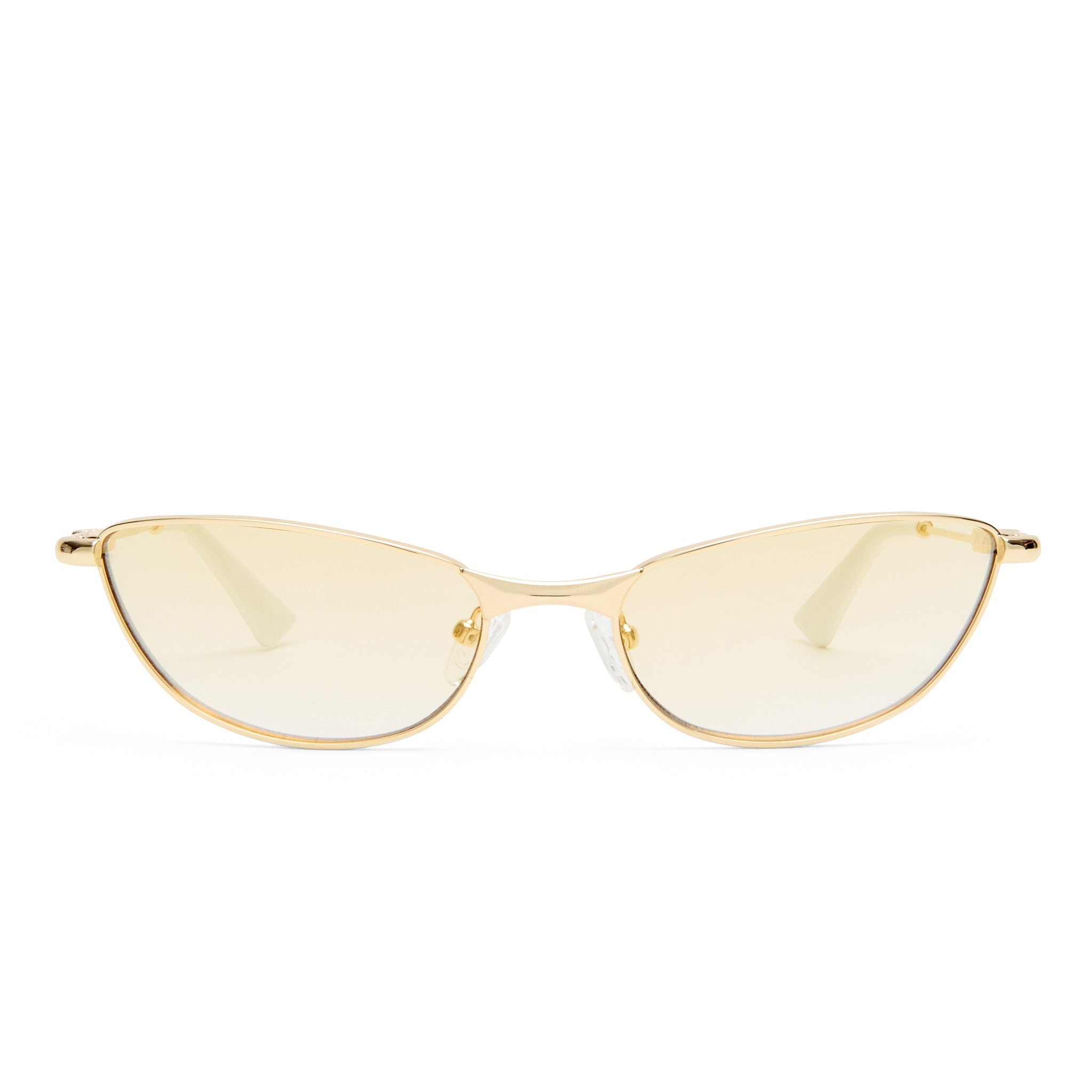 Le Specs Thorned Gold Uni-Sex Oval Sunglasses | Eyewear Index