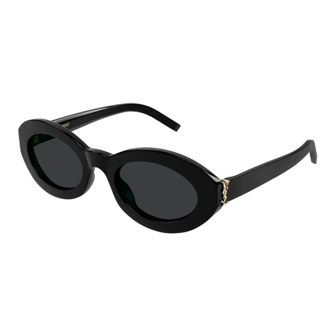 Saint Laurent Slm136f Black Female Round Sunglasses | Eyewear Index