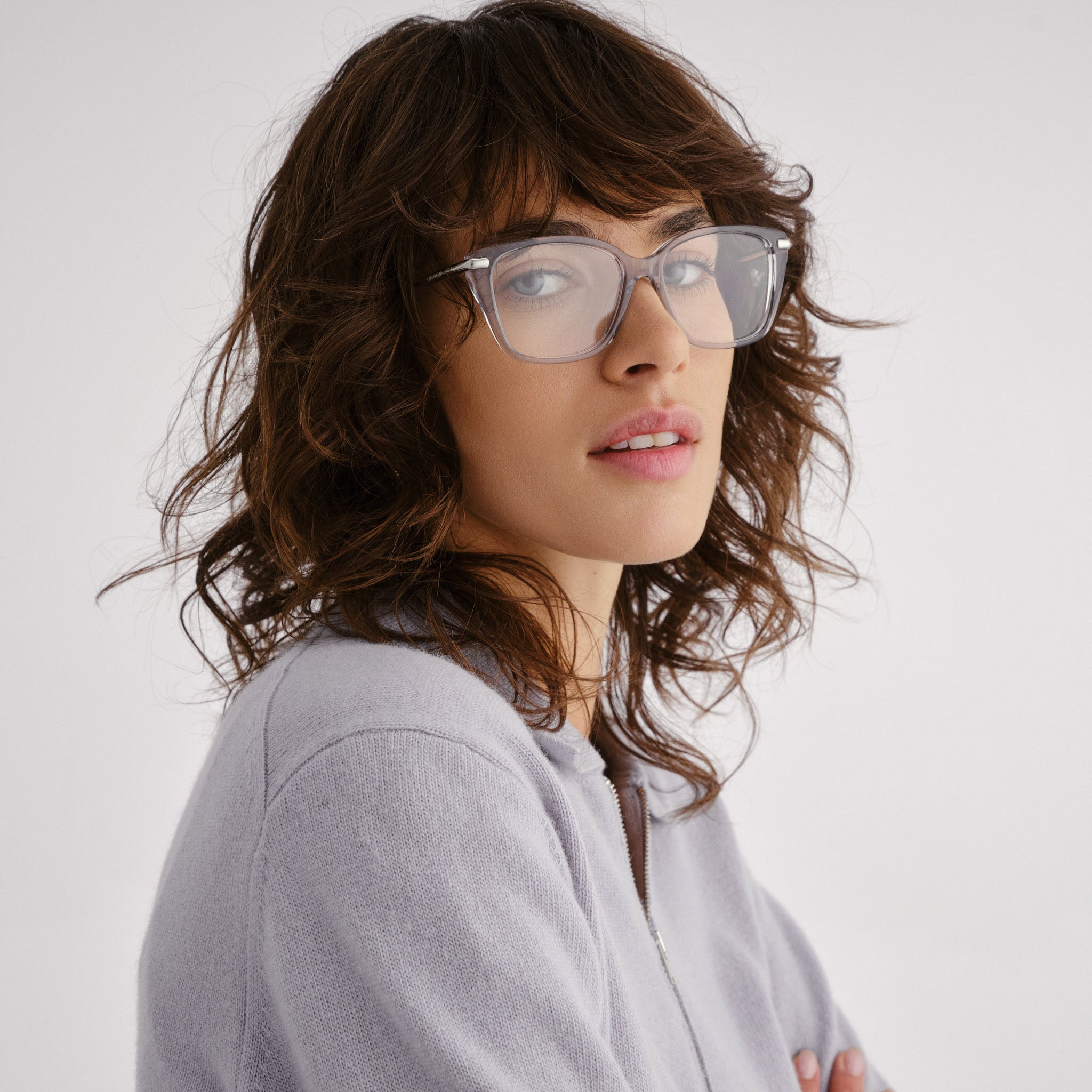 Oroton Roselle Grey Female Cat-Eye Optical Frames | Eyewear Index