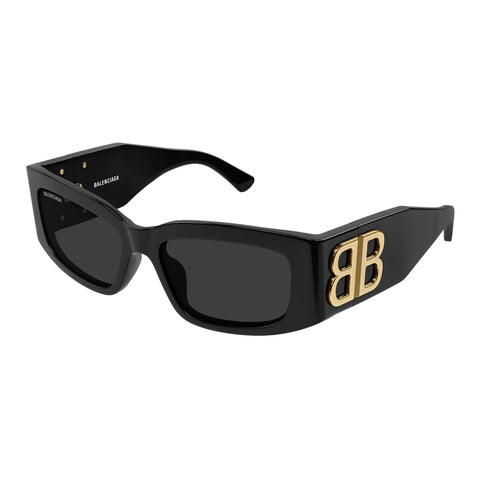 Balenciaga Bb0360s Black Female Rectangle Sunglasses | Eyewear Index