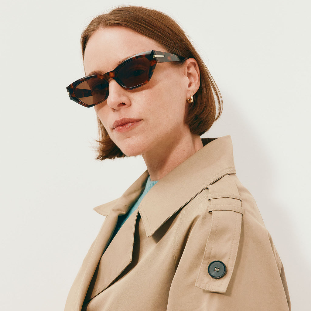 Cancer Council Peregian Amber Tort Female Cat-Eye Sunglasses | Eyewear Index