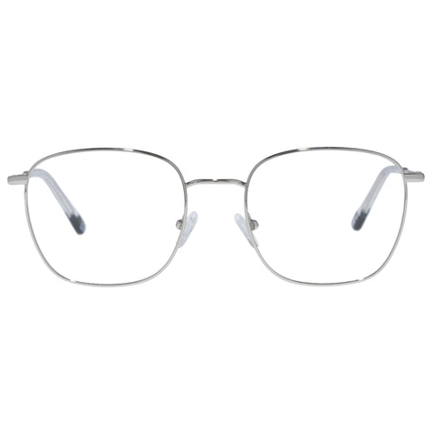 Le Specs Tempus Silver Uni-Sex Square Optical Frames | Eyewear Index