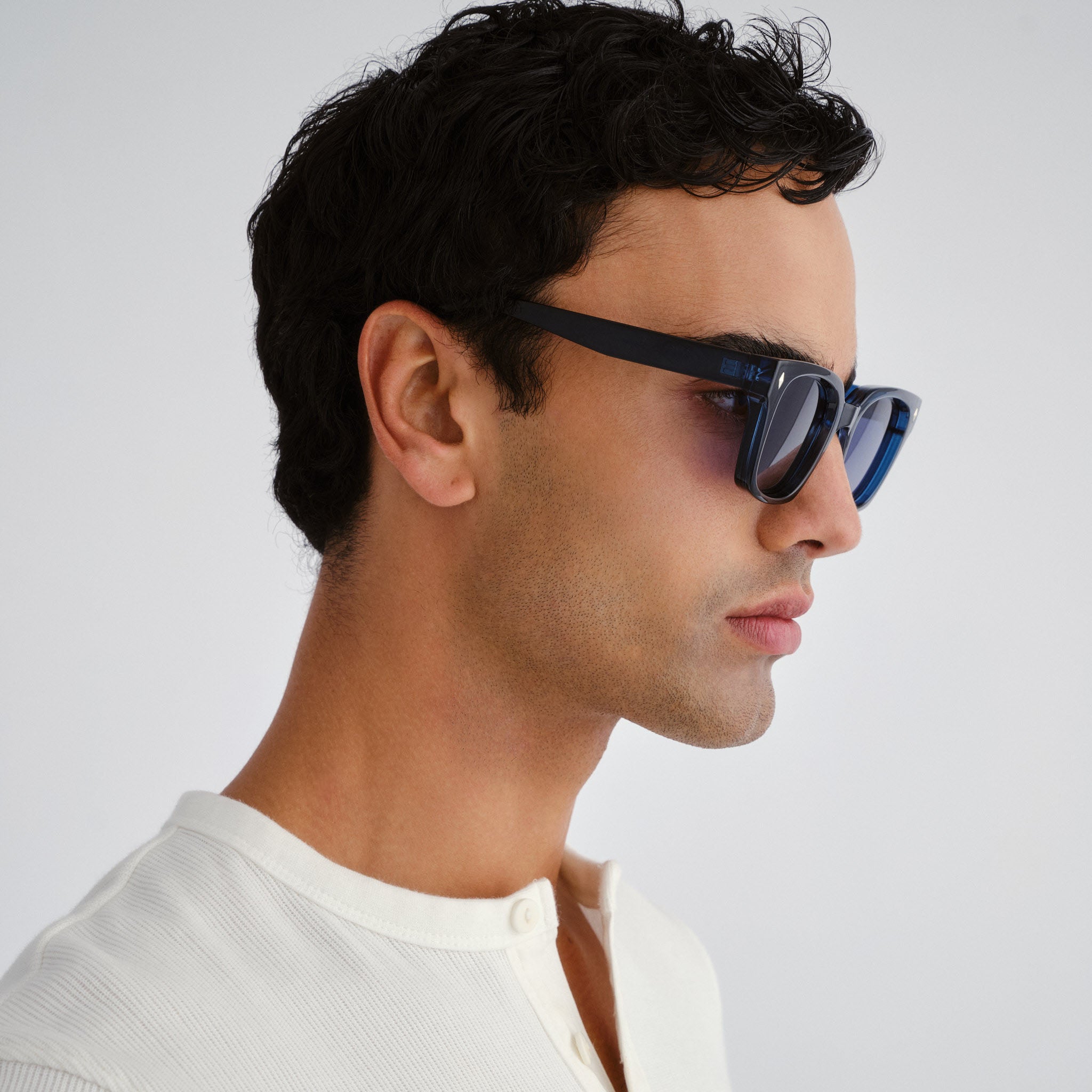 Cancer Council Kingscliff Navy Uni-Sex D-Frame Sunglasses | Eyewear Index