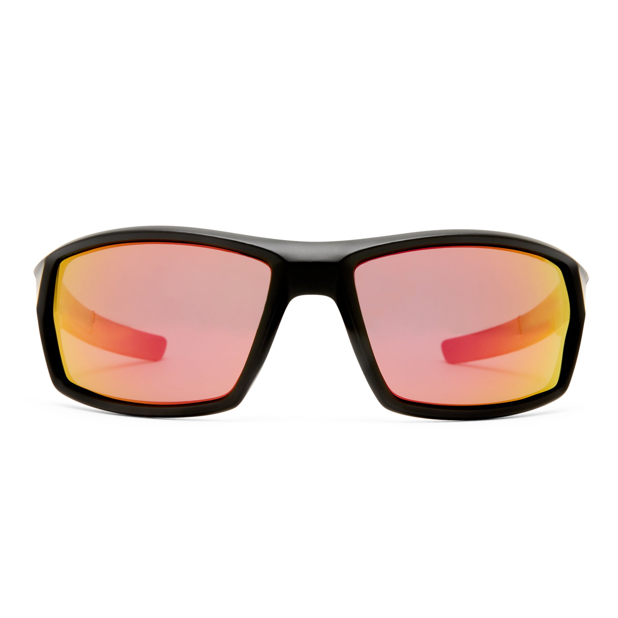 Cancer Council Cronulla Matte Black Red Male Wrap Sunglasses | Eyewear Index