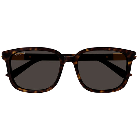 Gucci Gg1505sk Havana Male Rectangle Sunglasses | Eyewear Index