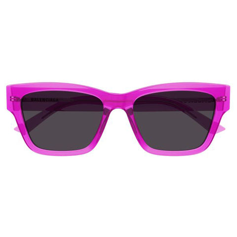 Balenciaga Bb0307sa Fuchsia Female Rectangle Sunglasses | Eyewear Index