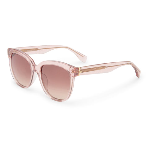 Le Specs Maiden Rosewater Female Square Sunglasses | Eyewear Index