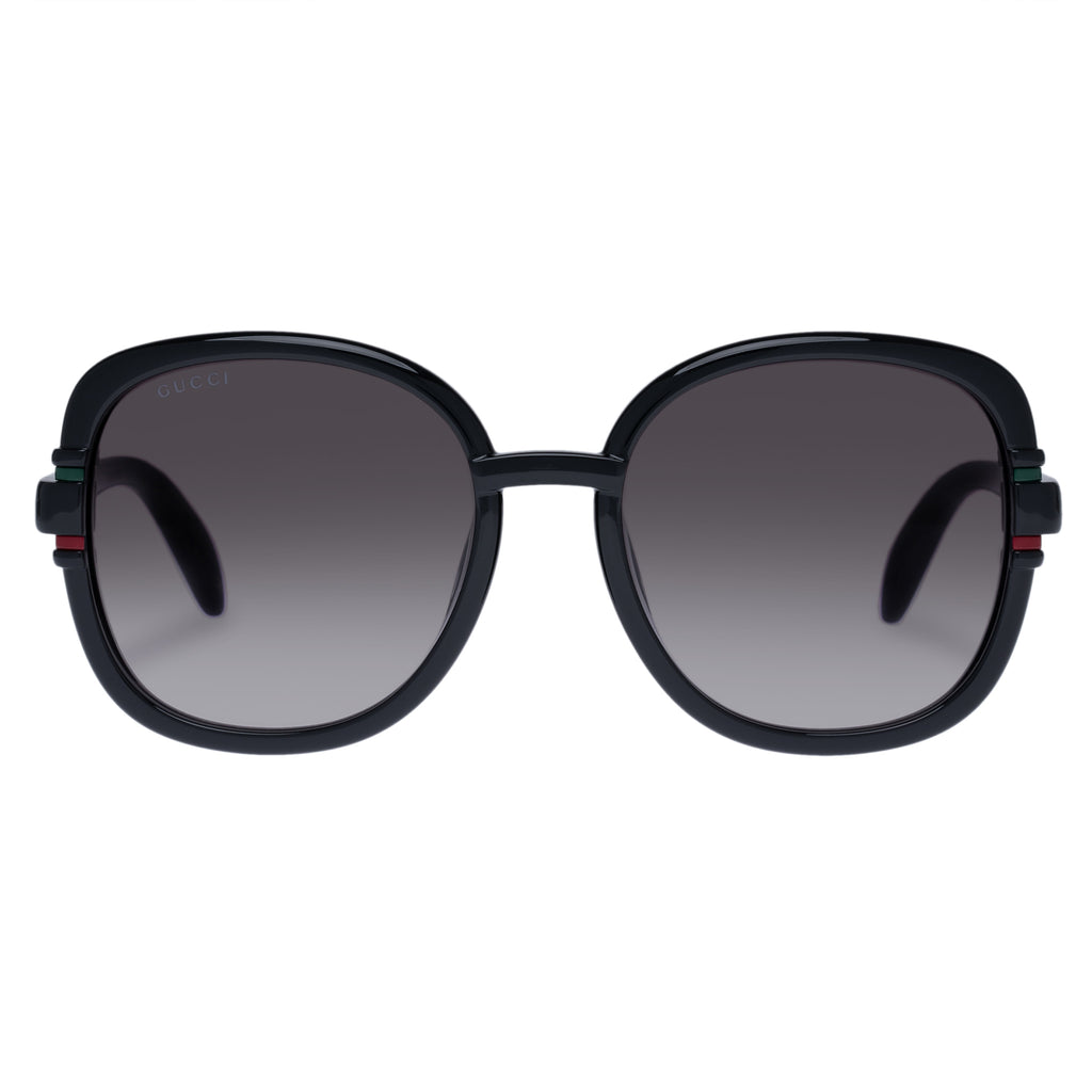 Gucci Gg1068sa Black Female Rectangle Sunglasses | Eyewear Index