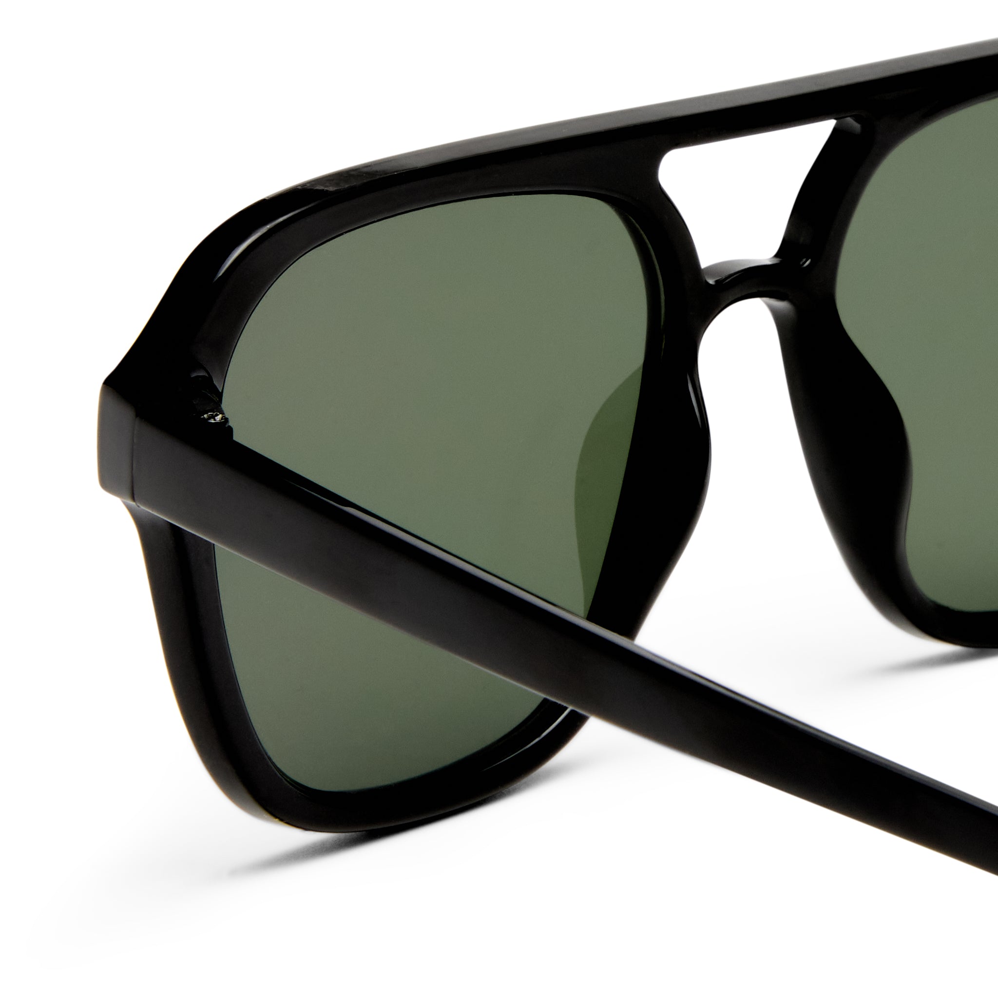 Village Indie Black Male Aviator Sunglasses | Eyewear Index