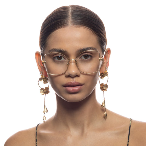 Camilla Nyc Nights Soft Gold Female Butterfly Optical Frames | Eyewear Index