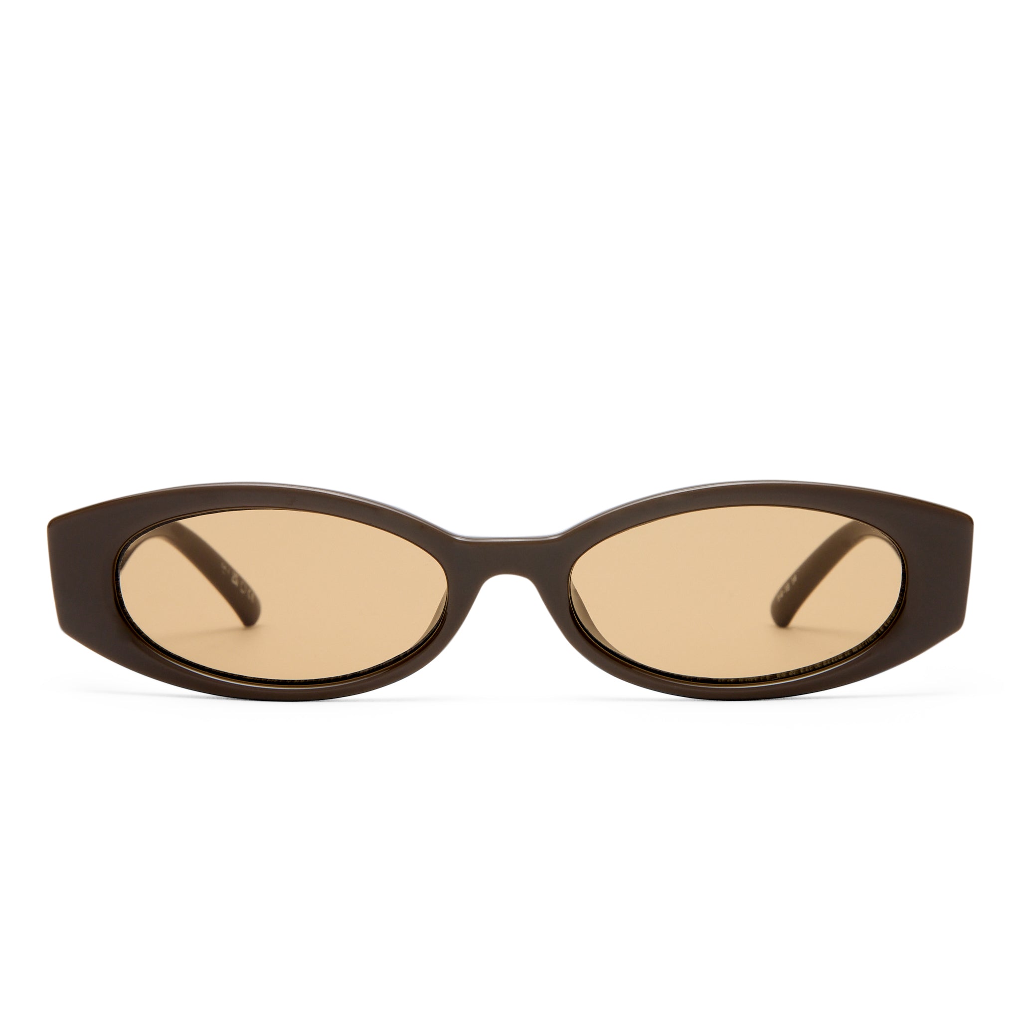 Le Specs Belladonna Cocoa Female Oval Sunglasses | Eyewear Index