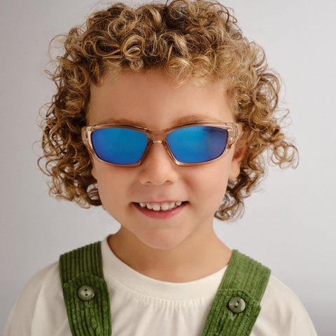 Cancer Council Fox Kids Clear Male Wrap Sunglasses | Eyewear Index