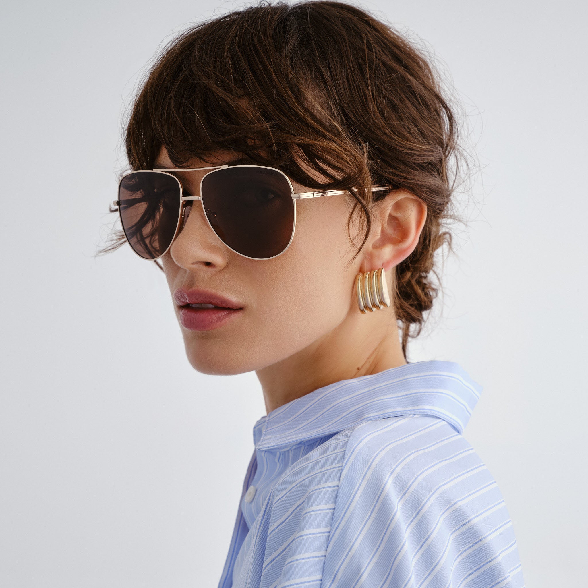 Cancer Council Bellingen Gold Uni-Sex Aviator Sunglasses | Eyewear Index