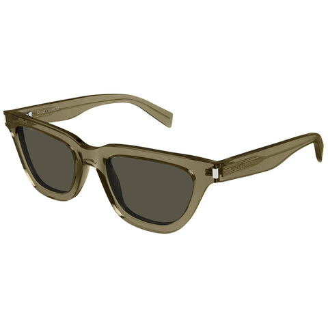 Saint Laurent Sl462sulpice Brown Female Cat-Eye Sunglasses | Eyewear Index