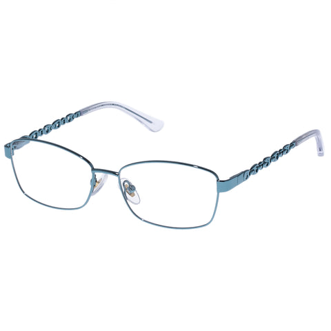 Oroton Alpine Trois Turquoise Female Rectangle Optical Frames | Eyewear Index