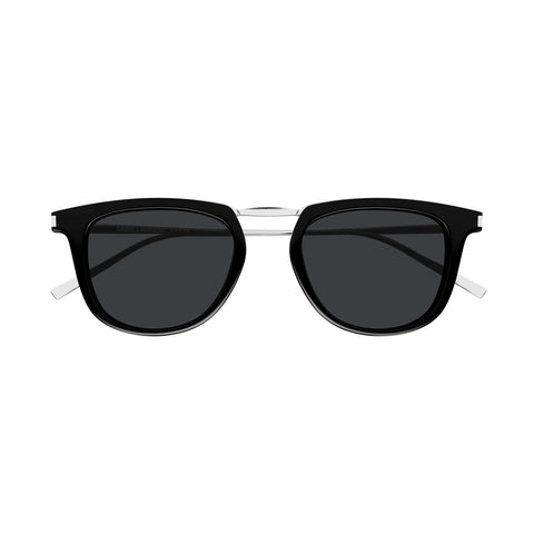 Saint Laurent Sl753 Black Uni-Sex Round Sunglasses | Eyewear Index