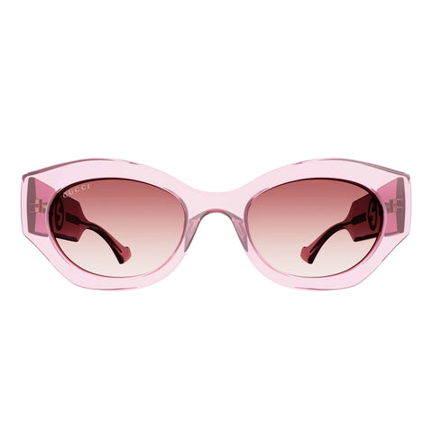 Gucci Gg1553s Pink Female Round Sunglasses | Eyewear Index