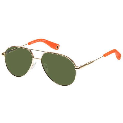 Indescratchables Flex 01 Gold Orange Oxide Uni-Sex Aviator Sunglasses | Eyewear Index