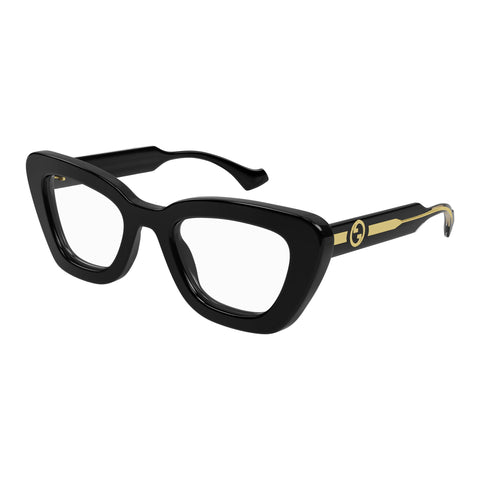 Gucci Gg1555o Black Female Cat-Eye Optical Frames | Eyewear Index