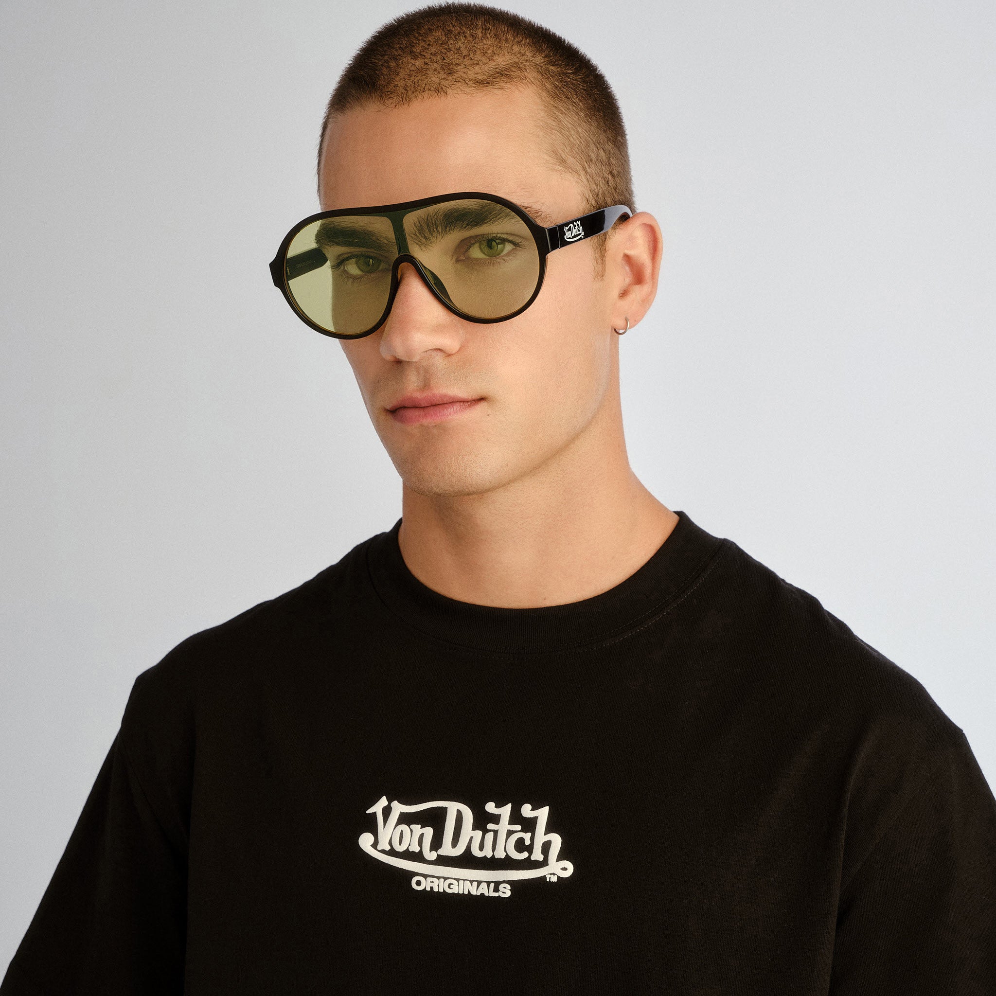 Aire Scandalous Black Uni-Sex Aviator Sunglasses | Eyewear Index