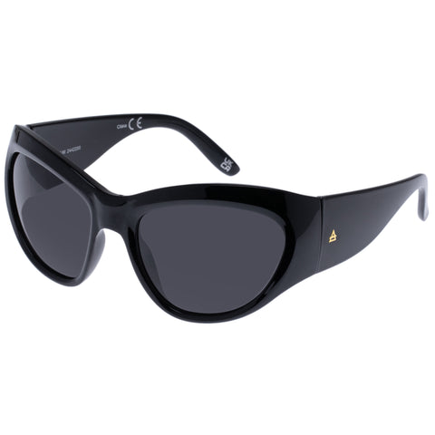 Aire Helium Black Uni-Sex Wrap Sunglasses | Eyewear Index