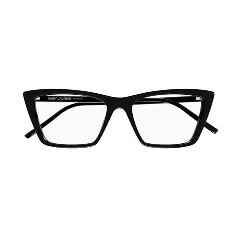 Saint Laurent Sl737micathop Black Female Rectangle Optical Frames | Eyewear Index