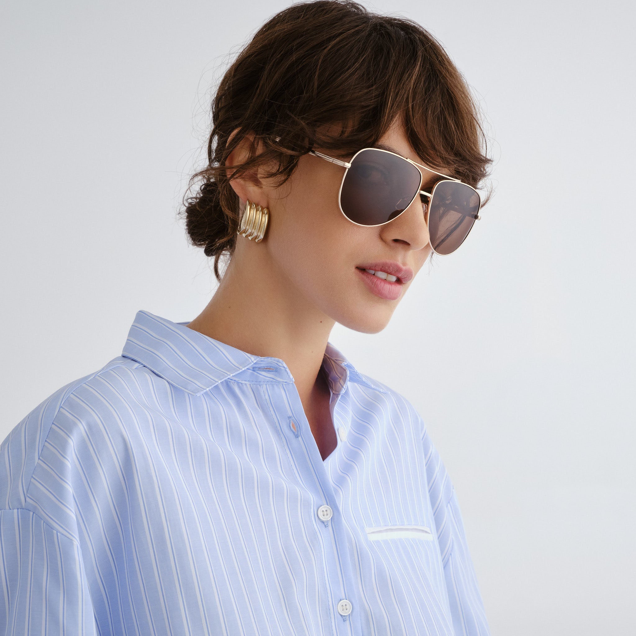 Cancer Council Bellingen Gold Uni-Sex Aviator Sunglasses | Eyewear Index