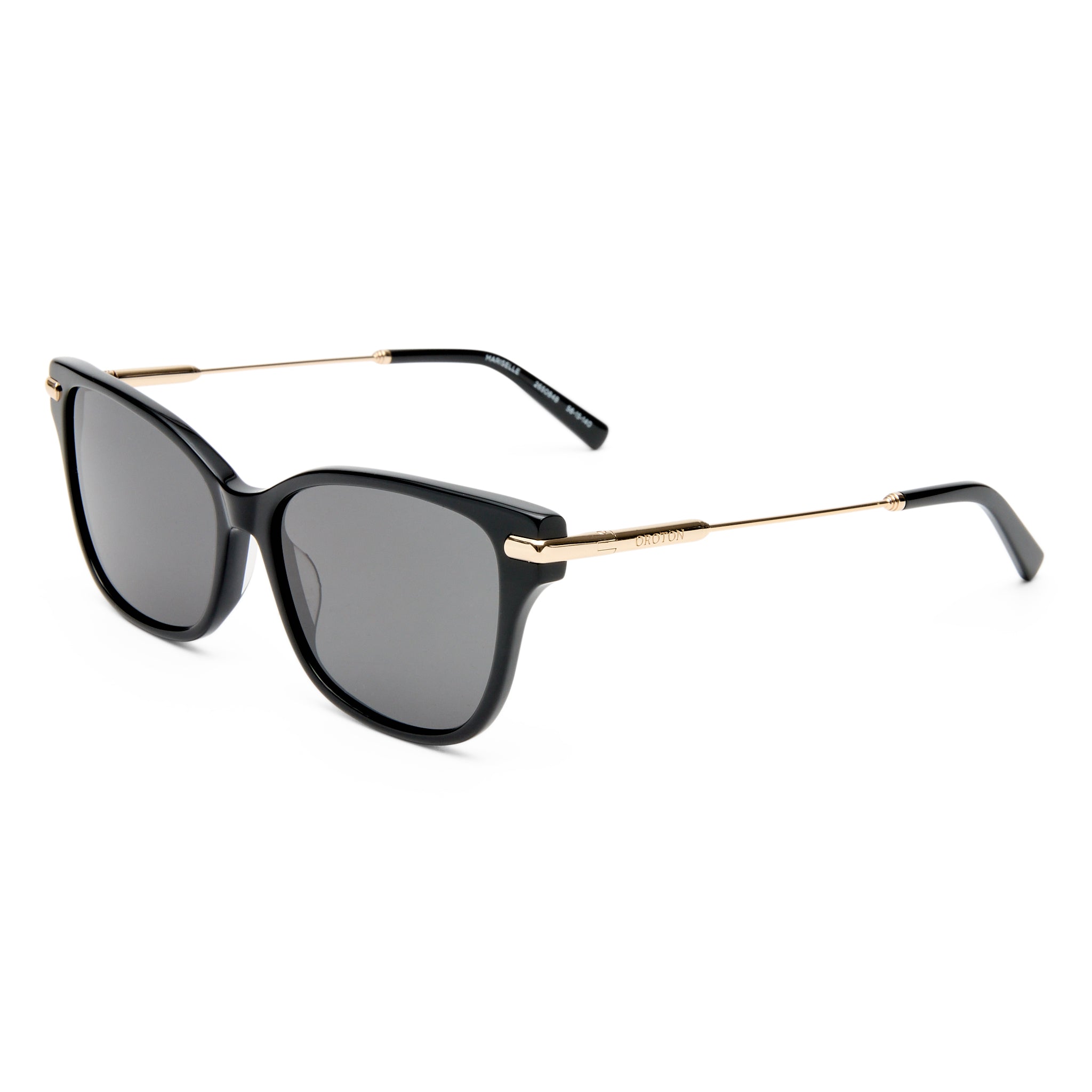 Oroton Mariselle Black Female Cat-Eye Sunglasses | Eyewear Index