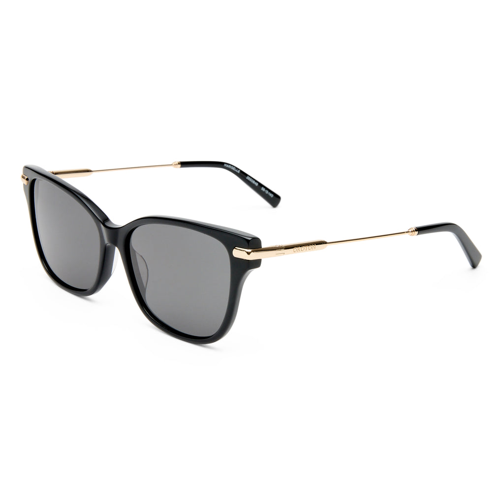 Oroton Mariselle Black Female Cat-Eye Sunglasses | Eyewear Index