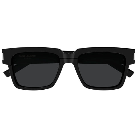 Saint Laurent Sl732fvadim Black Male Rectangle Sunglasses | Eyewear Index