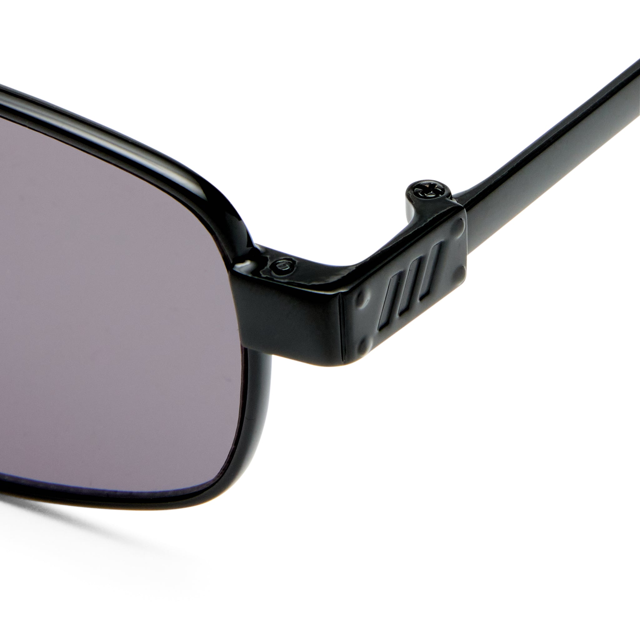 Le Specs Torrid Black Uni-Sex Rectangle Sunglasses | Eyewear Index