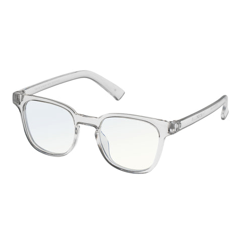 The Book Club Twelve Hungry Bens Clear Uni-Sex D-Frame Readers | Eyewear Index