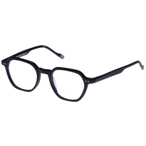 Le Specs Mercury 48 Matte Black Uni-Sex Square Optical Frames | Eyewear Index